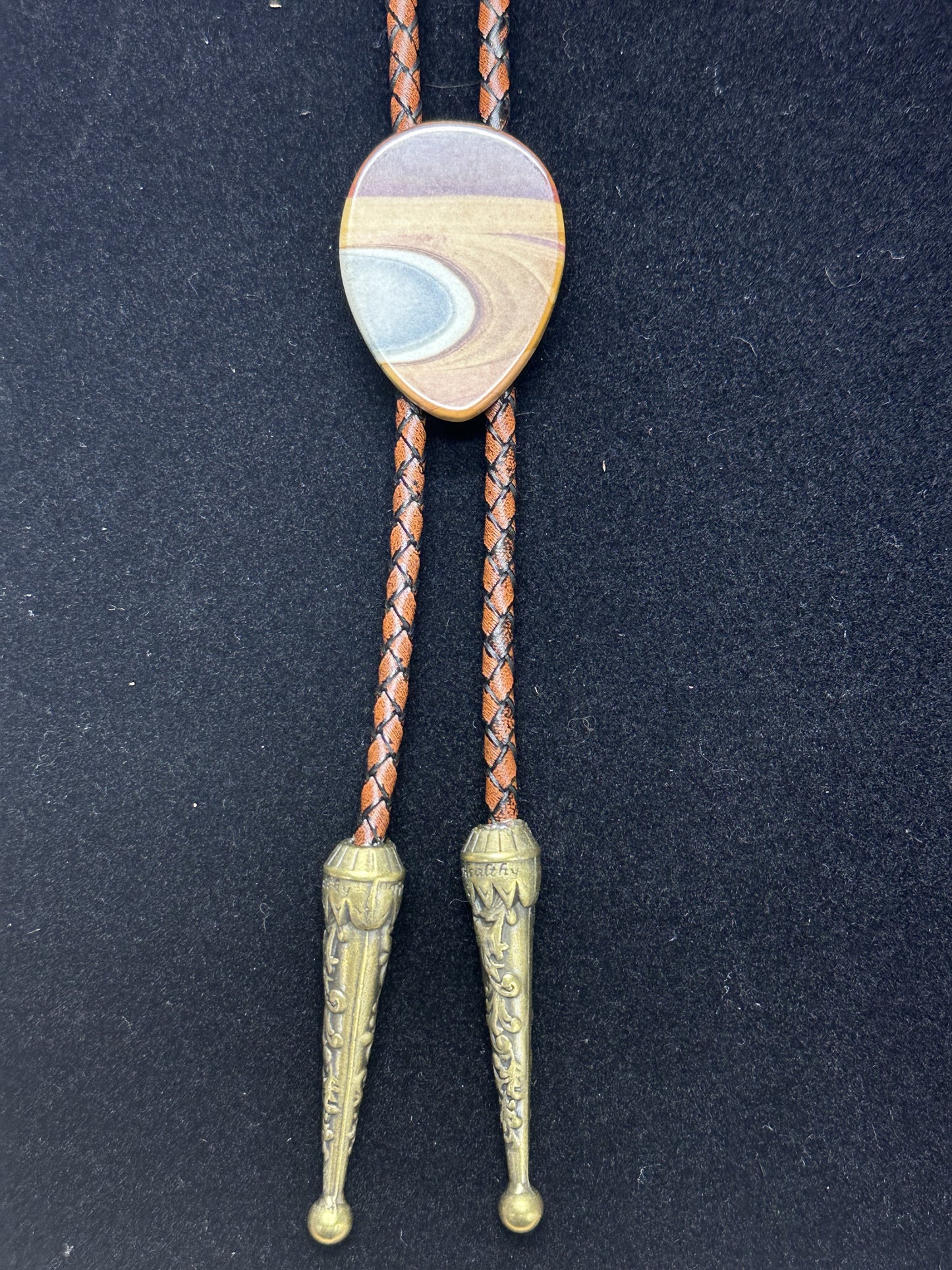 #0108 Picture Jasper bolo tie