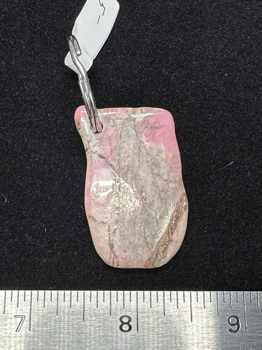 #0082 Rhodonite keychain