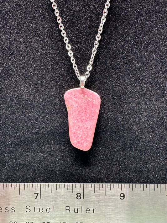 #0024 Rhodonite chain necklace