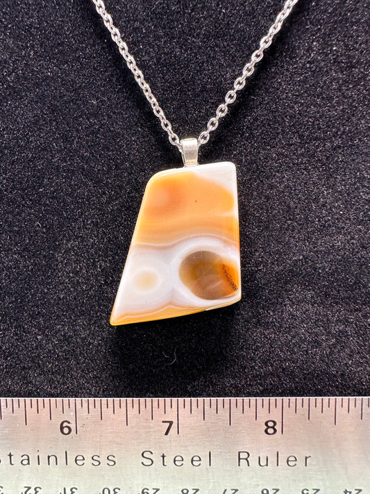 #0035 Brazilian agate necklace