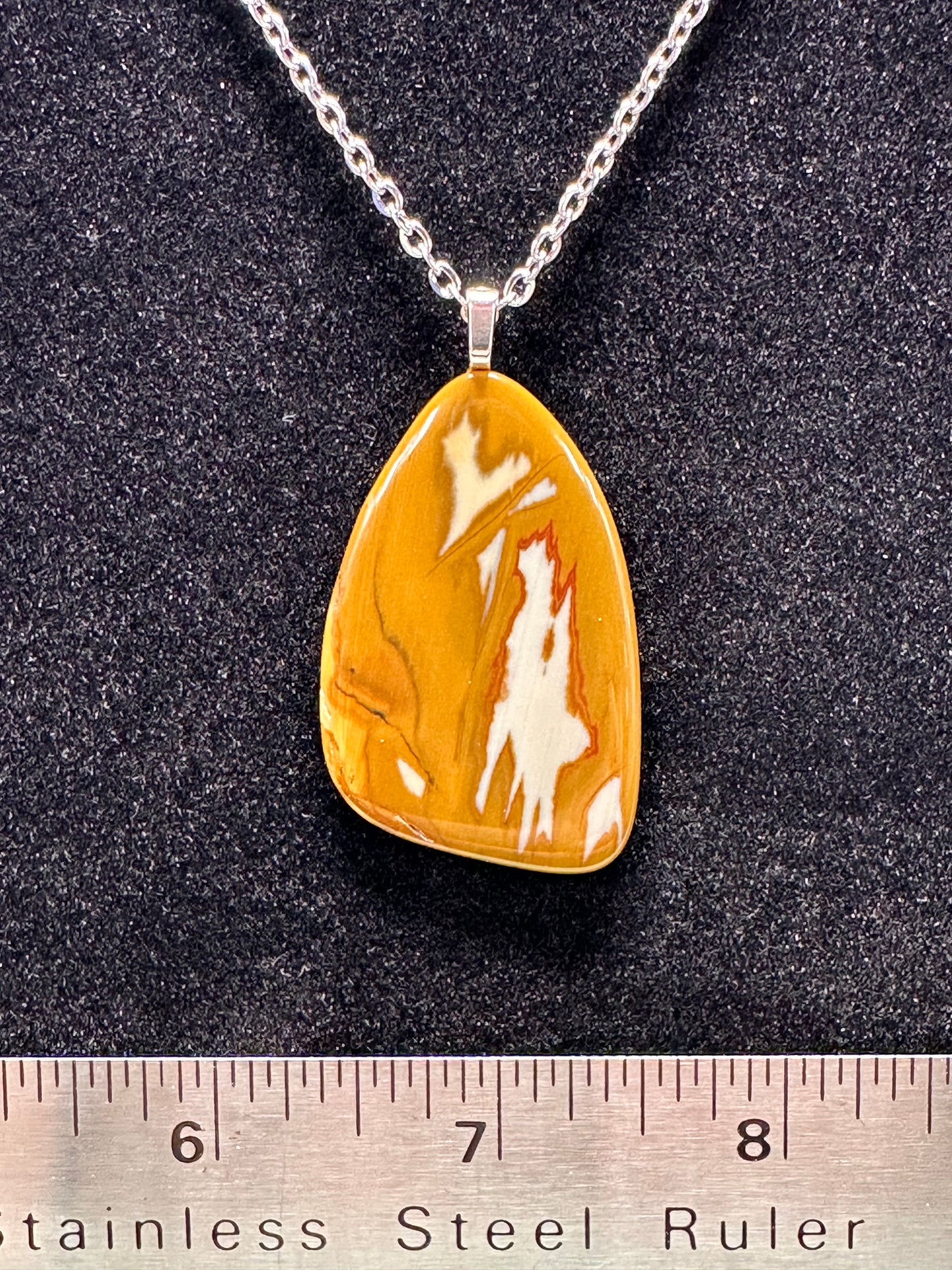 #0043 Owyhee Jasper necklace