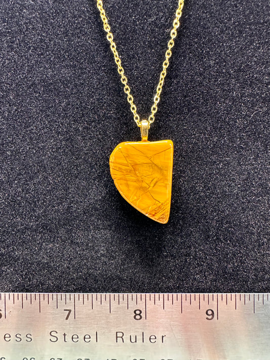 #0051 Yellow Jasper necklace