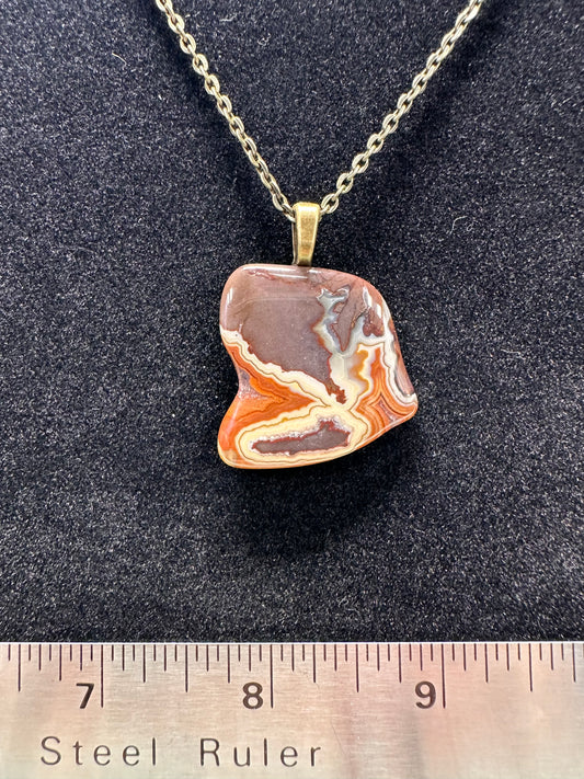 #0058 Dryhead Agate necklace